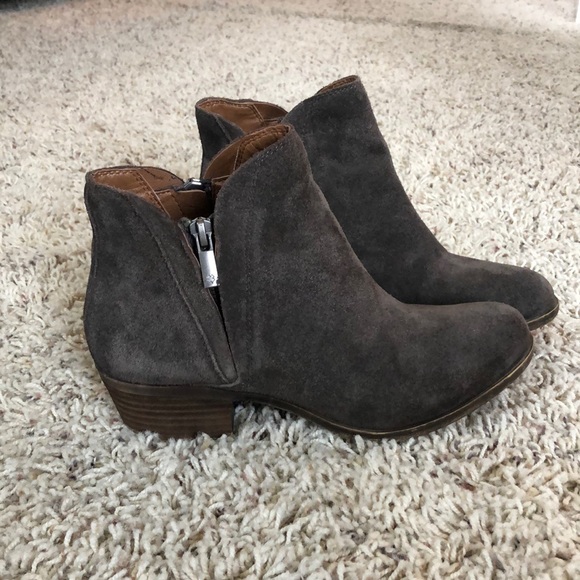 Lucky Brand Brenon brown suede bootie